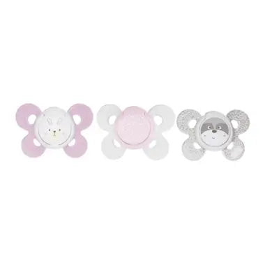 Chicco Pack 2 Chupetes Silicona Physio Comfort Niña 0-6 Meses