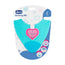 Chicco - Mordedor y Babero Gummy Bib 2 En 1 Azul +2 Meses