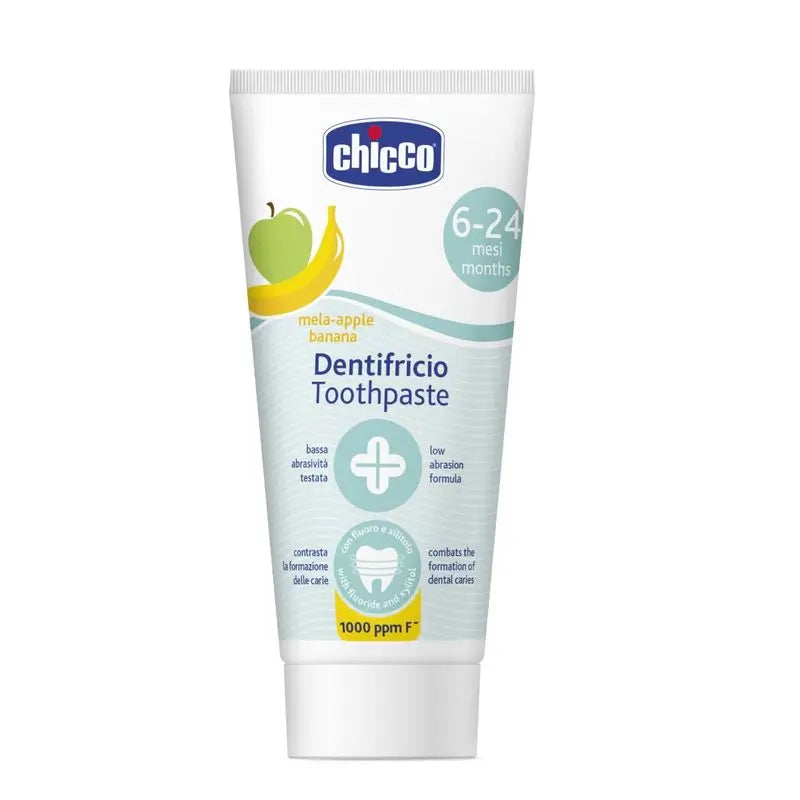 Chicco Apple & Banana Toothpaste 6-24M Fluor, 1 pc.