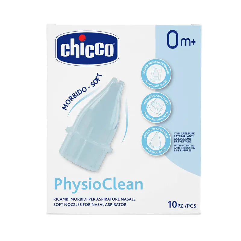 Chicco Recambios Aspirador Nasal Physioclean - 10 unidades