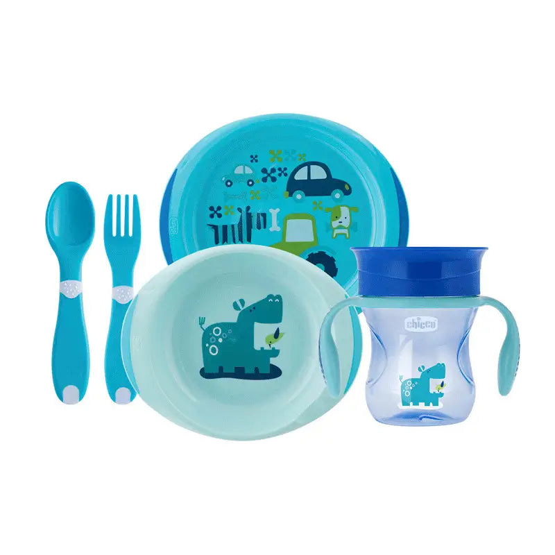 Chicco - Set Completo Comida 12m+ Azul