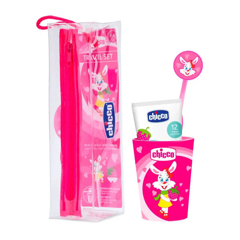 Chicco Set Dental Rosa a Partir de 3 Años