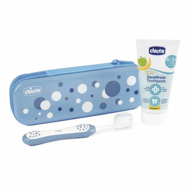 Chicco Dental Set 6M+ Blue Pois