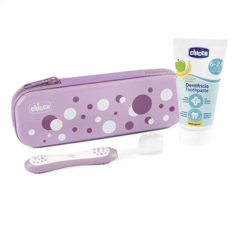 Chicco Dental Set 6M+ Pink Pois