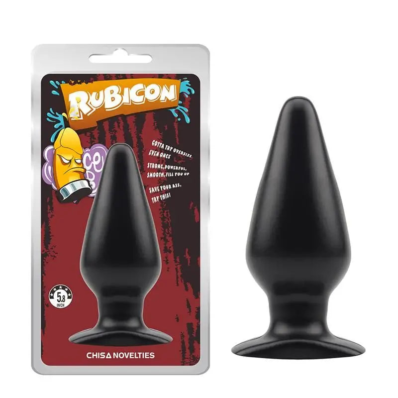 Chisa Plug Anal Rubicon 15 X 5.7 cm Negro