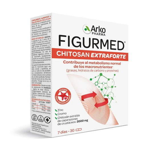 Figurmed Chitosán Extra Forte 500mg 30 Cápsulas Arkopharma