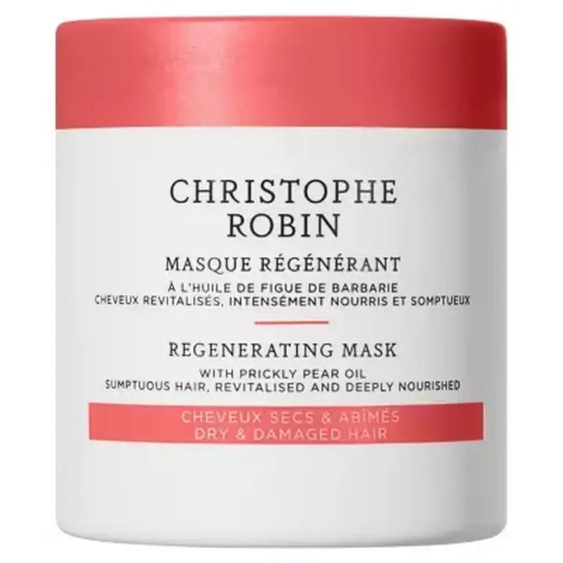 Christophe Robin Regenerating Mask With Prickly Pear Oil - Travel Format, 75 ml