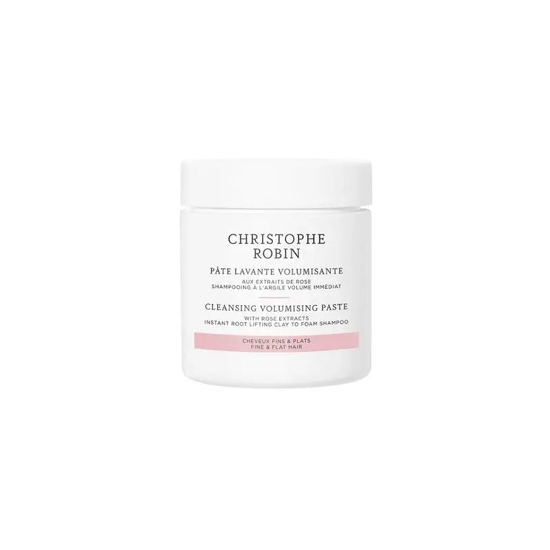 Christophe Robin Pure Volumising Cleansing Paste With Rose Extracts - Travel Size, 75 ml