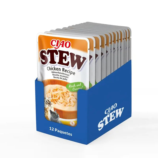 Churu Cat Chicken Stew Chicken Display 12x40gr