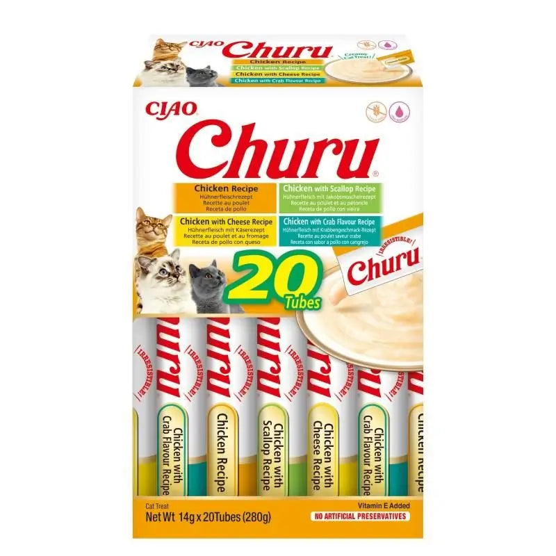 Churu Cat Variedades De Pollo 20X14Gr