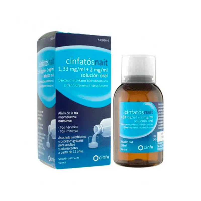 Cinfatosnait 1,33 mg/ ml + 2 mg/ ml Solucion Oral 1 Frasco, 150 ml