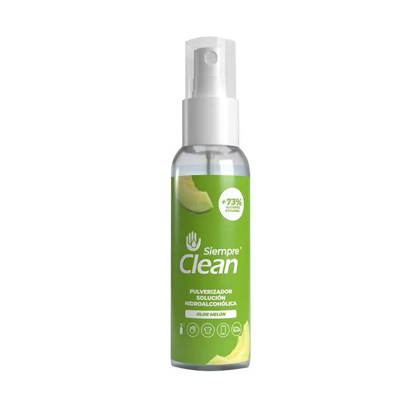 Pulverizador Solución Hidroalcohólica Siempreclean Melón 100 ml