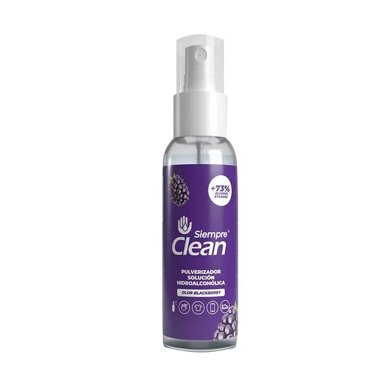 Pulverizador Solución Hidroalcohólica Siempreclean Mora 100 ml