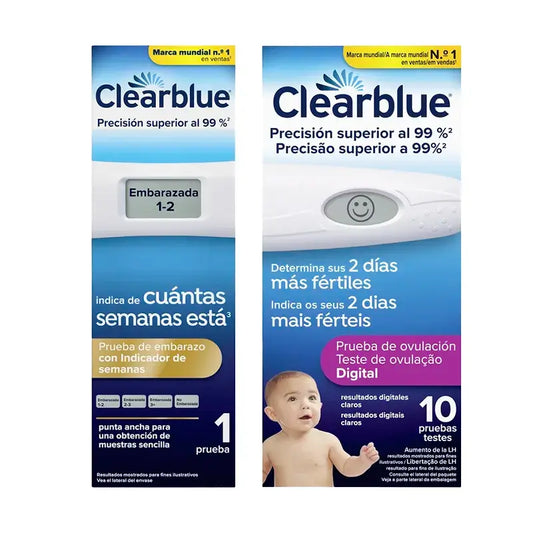 Clearblue Pack Digital Pregnancy Test 1 Test + Ovulation Test 10 Sticks