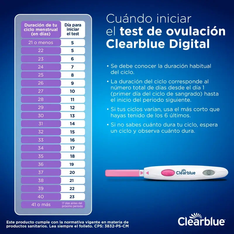 Clearblue Pack Early Pregnancy Test Analogue 1 Test + Clearblue Ovulation Test 10 Test Sticks