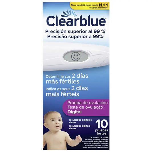 Clearblue Digital Ovulation Test, 1 Digital Holder & 10 Tests