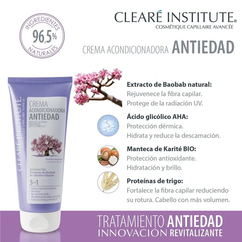 Clearé Institute Anti-Ageing Redensifying Conditioning Cream 200 Ml.