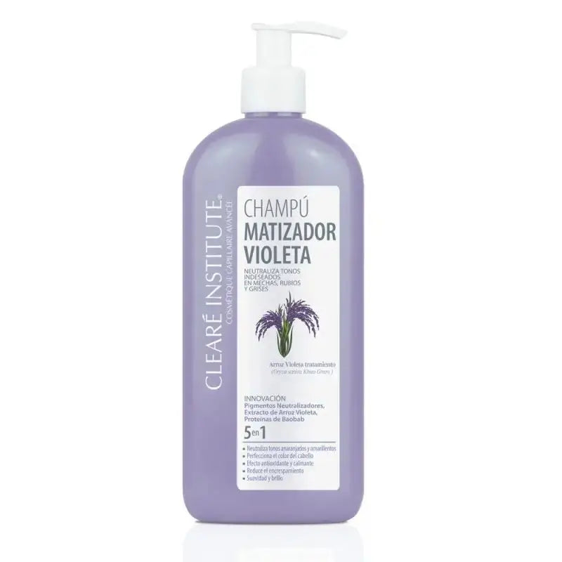 Clearé Institute Violet Shimmering Shampoo 400 Ml