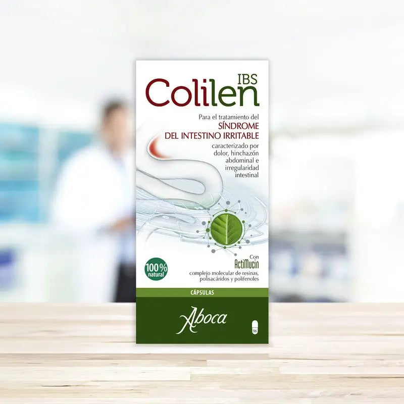 Aboca Colilen Ibs Irritable Bowel Syndrome, Abdominal Bloating and Intestinal Irregularity, 100% Natural, 96 caps.