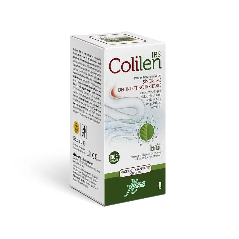 Aboca Colilen Ibs Irritable Bowel Syndrome, Abdominal Bloating and Intestinal Irregularity, 100% Natural, 96 caps.