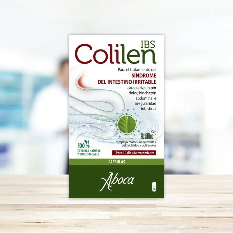 Aboca Colilen Ibs Irritable Bowel Syndrome, Abdominal Bloating and Bowel Irregularity, 100% Natural, 60 capsules