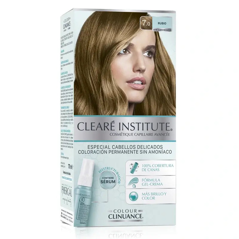 Clearé Institute Colour Clinuance Ammonia-Free Permanent Colour 7.0 Blonde