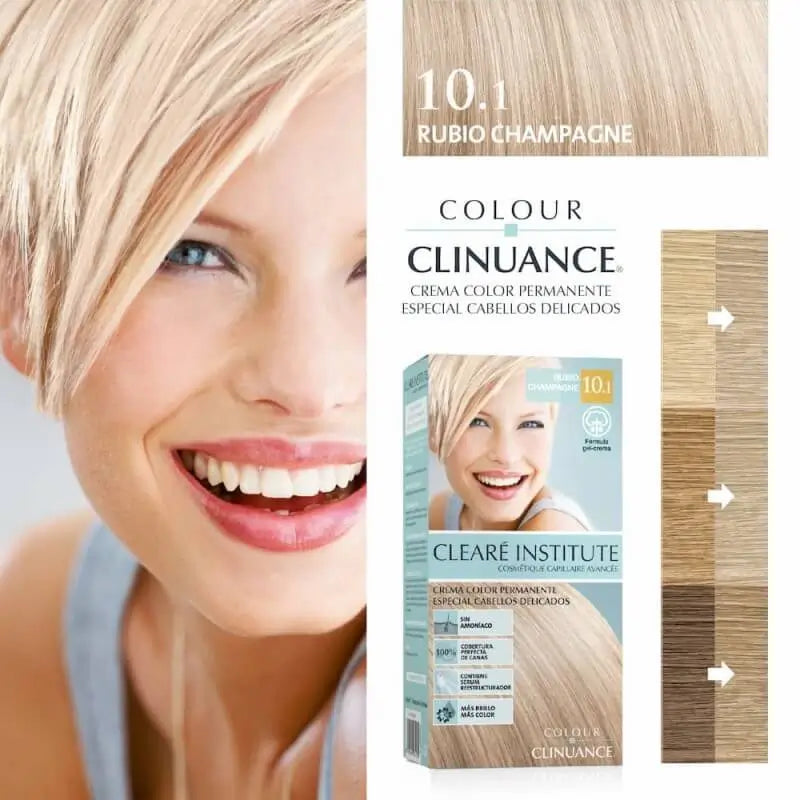 Clearé Institute Colour Clinuance Ammonia-Free Permanent Colour 10.1 Champagne Blonde