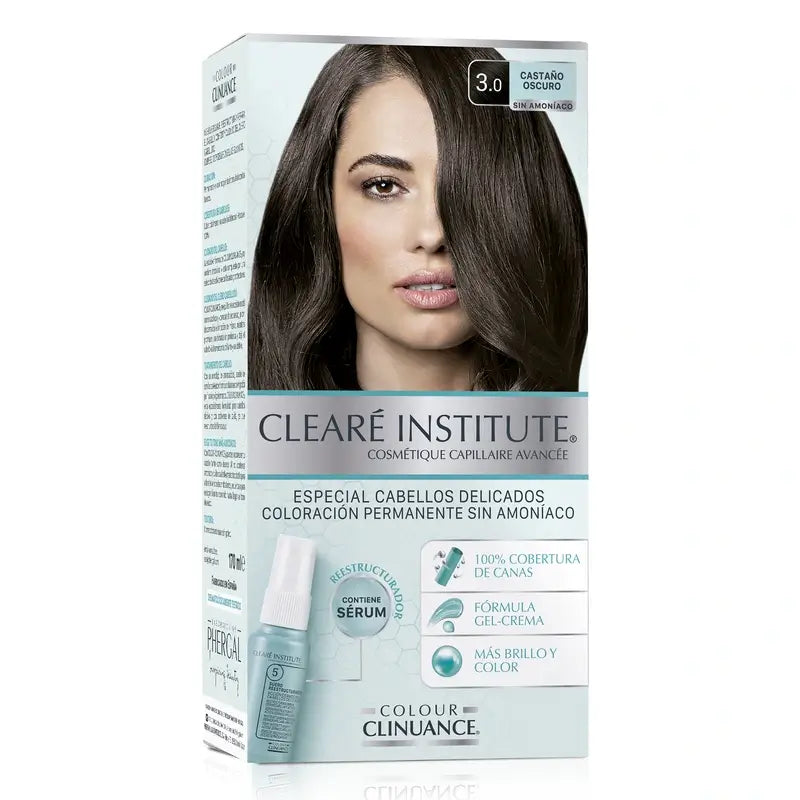 Clearé Institute Colour Clinuance Ammonia-Free Permanent Colour 3.0 Dark Brown