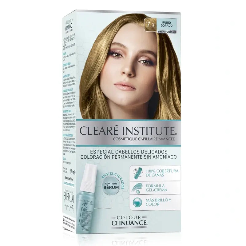 Clearé Institute Colour Clinuance Ammonia Free Permanent Colour 7.3 Golden Blonde