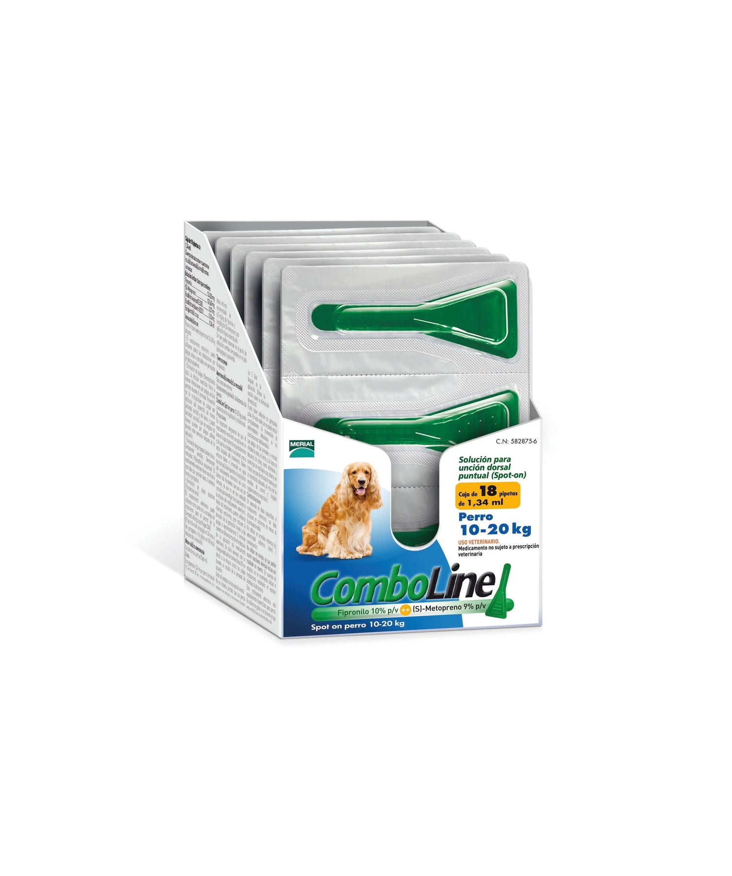 Comboline Perros 2-10 Kg 18 Pip Merial