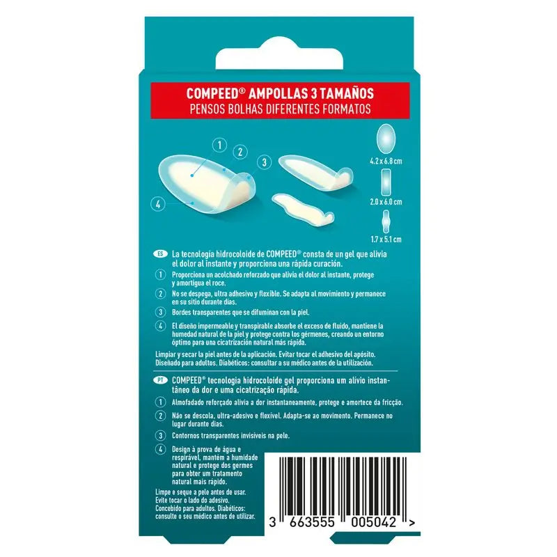 Compeed Blisters Pack Mix, 10 units