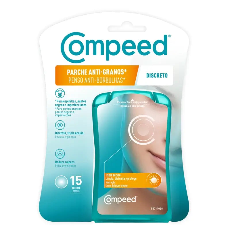 Compeed Anti-Granos Discreto, 15 units