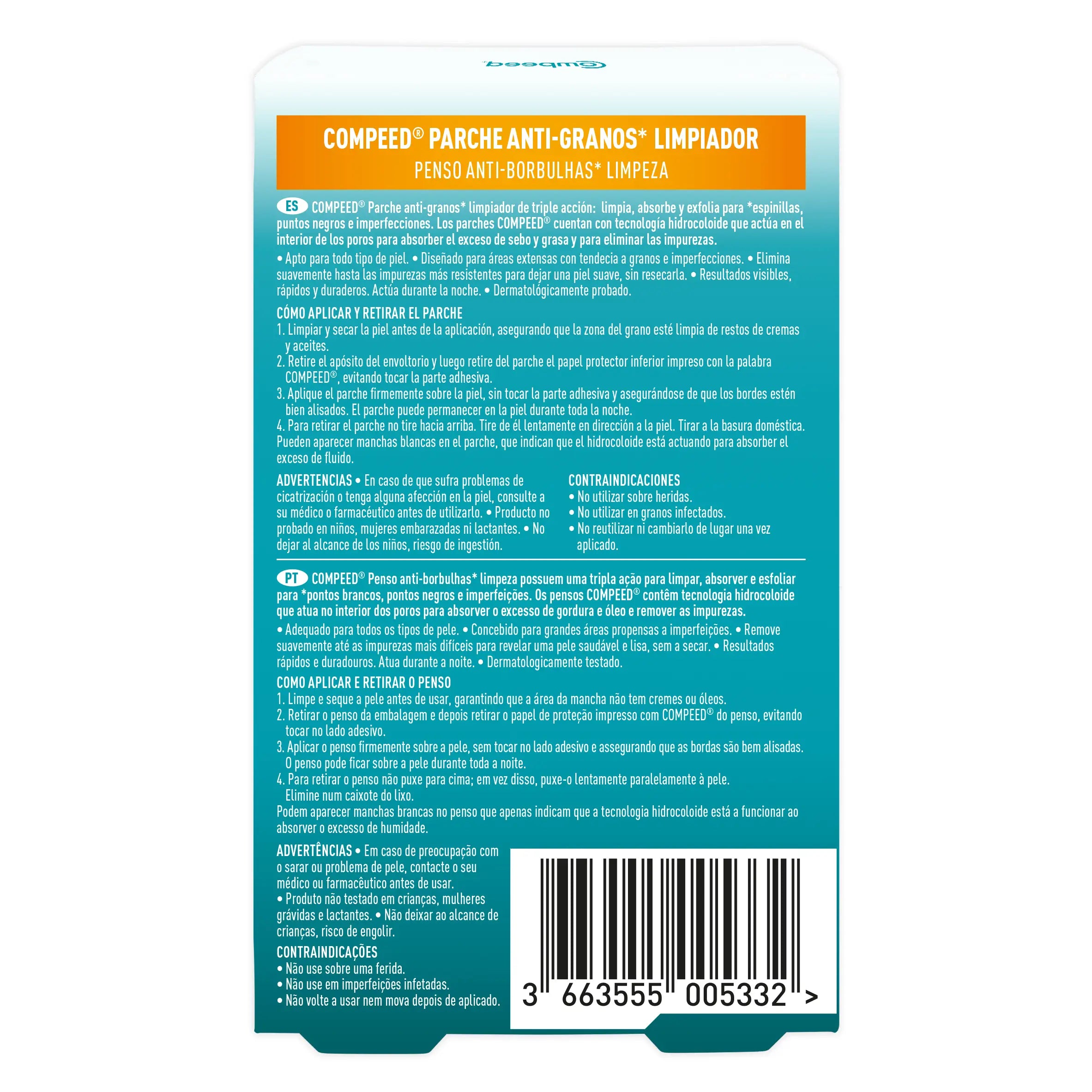 Compeed Anti-Spot Cleanser , 7 units