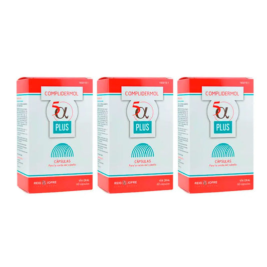 Complidermol Triplo 5 Alfa Plus 3 x 60 Capsules