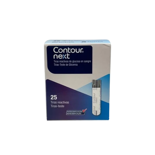 Bayer Contour Next Blood Glucose Test Strips 25 units