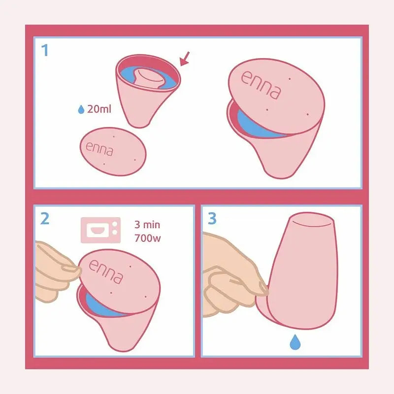 Enna Cycle Copa Menstrual Sin Aplicador Talla M
