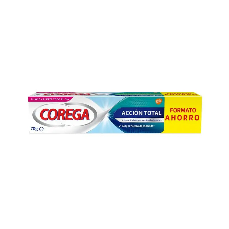 Corega Accion Total Crema Fijadora, 70 gr