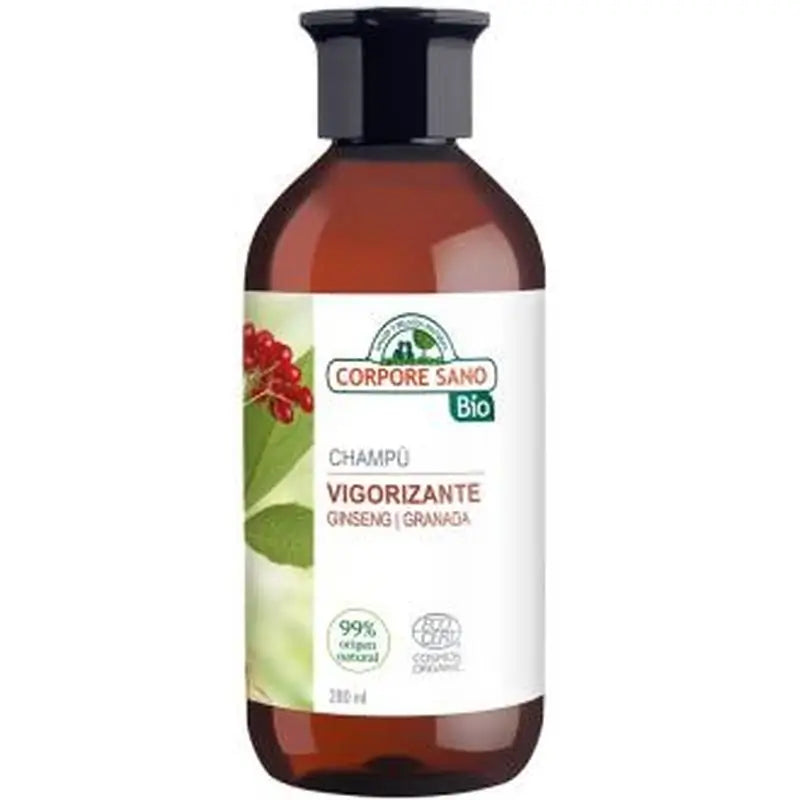 Corpore Sano Champu Revitalizante Ginseng Y Granada Bio 300Ml.