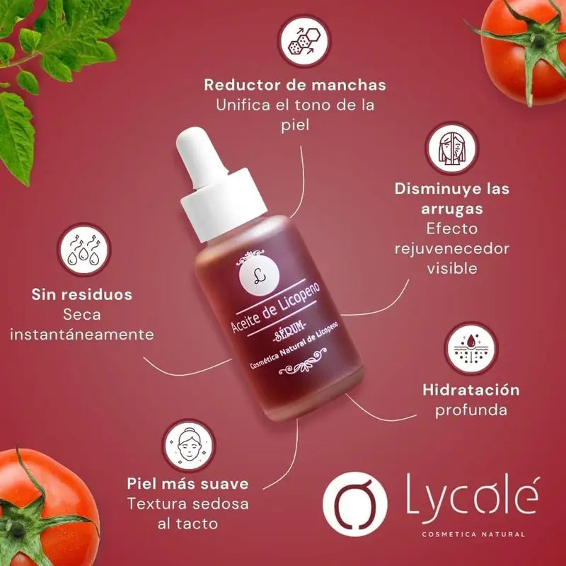 Lycopene Natural Cosmetics Lycopene Serum Lycopene Oils Women 50Ml. Lycole