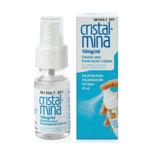 Cristalmina 10 mg/ml Solución Tópica Pulverizador 25 ml