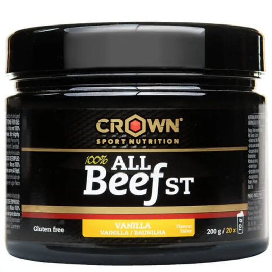 Crown Sport Nutrition 100% All Beef Vainilla  , 200 gr (20 porciones)