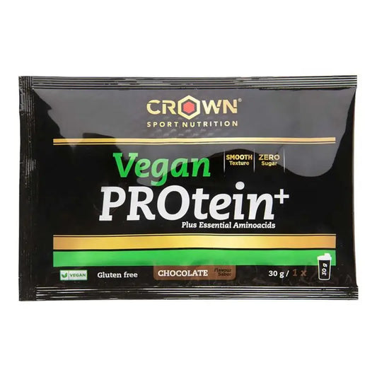 Crown Sport Nutrition Vegan Protein+ Chocolate Monodosis , 30 gr