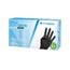 Cuatrogasa Nitrile Softskin Powder-Free Gloves Black Size L, 100 Pcs.