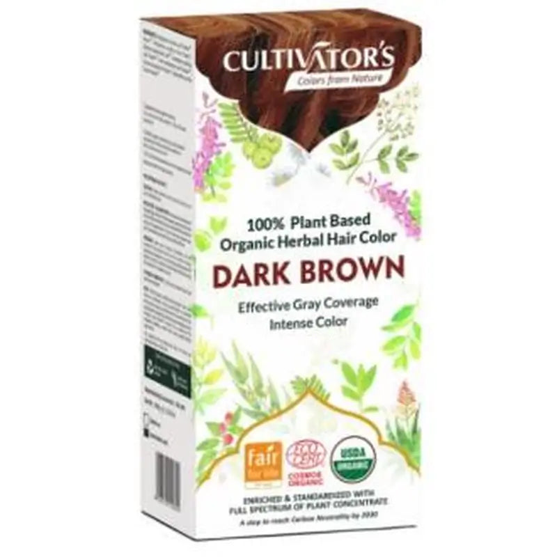 Cultivators Castaño Dorado Oscuro Tinte Organico 100Gr Ecocert