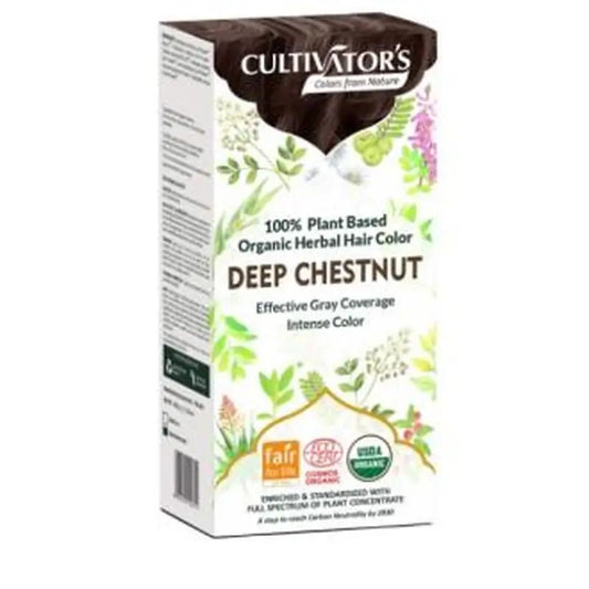 Cultivators Castaño Oscuro Tinte Organico 100Gr. Ecocert