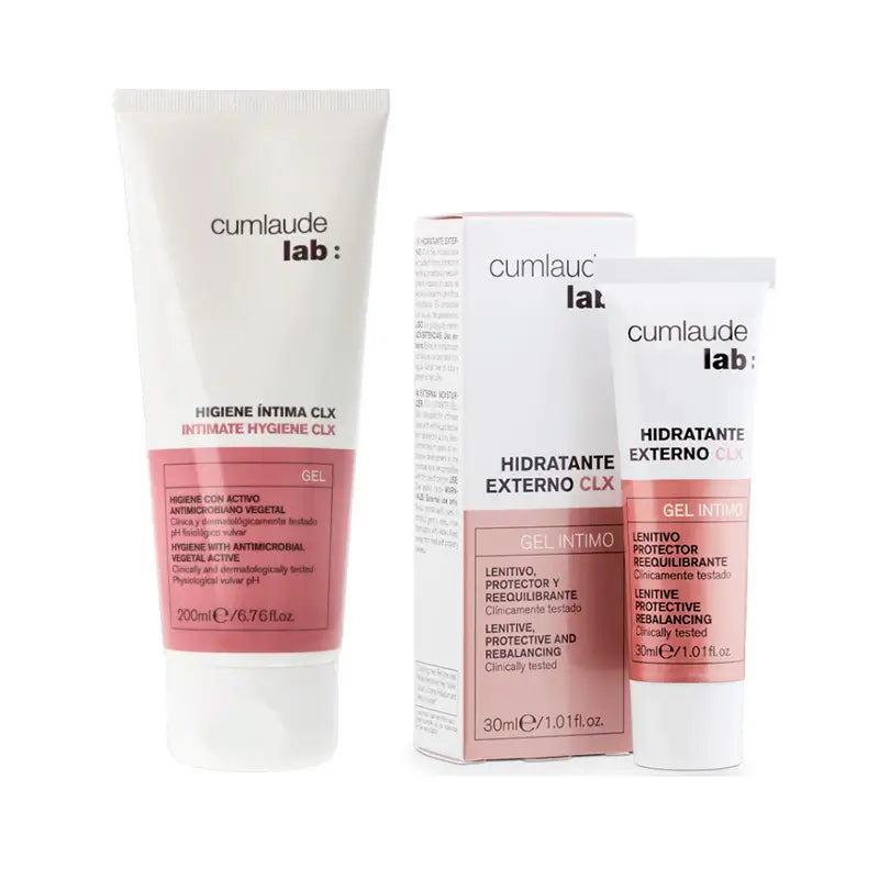 Cumlaude Lab Pack Clx Cleansing Gel 200 Ml + External Moisturiser 30 Ml