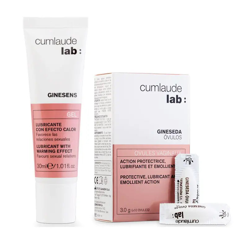 Cumlaude Lab Pack Ginesens Warming Lubricant 30 Ml + Gineseda Ovules 10 Pcs.