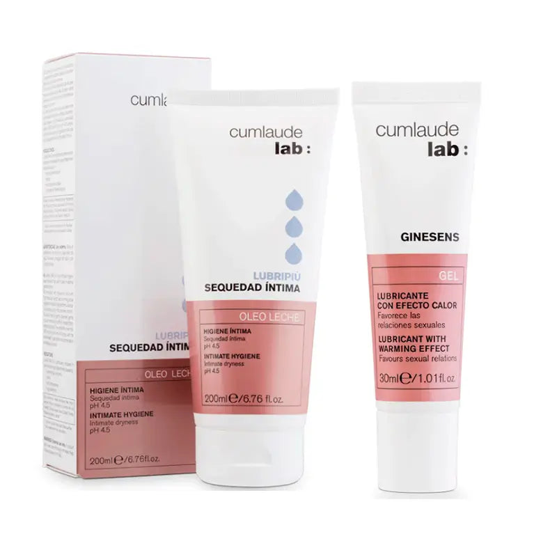 Cumlaude Lab Pack Ginesens Warming Lubricant 30 Ml + Lubripiù Intimate Cream 200 Ml