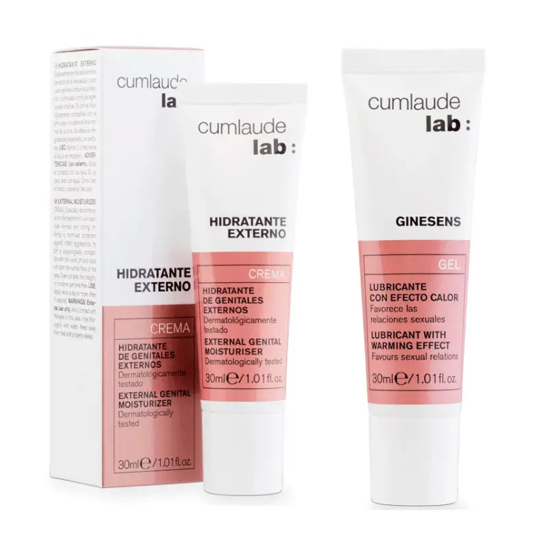 Cumlaude Lab Pack External Moisturiser 30 Ml + Ginesens Warming Lubricant 30 Ml