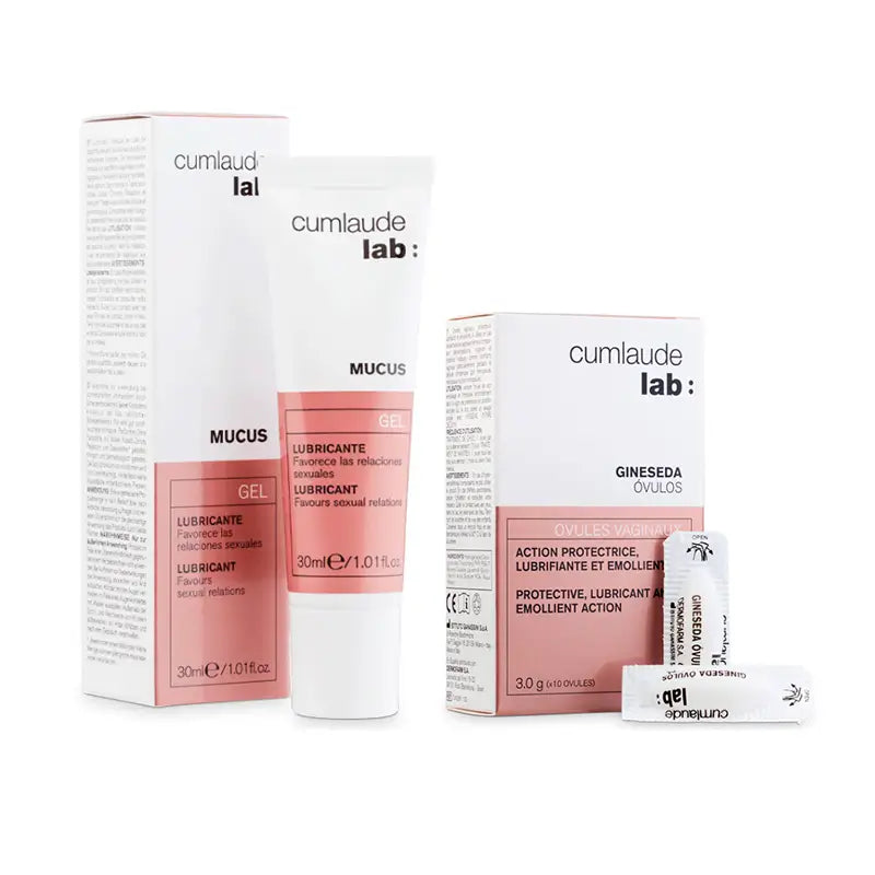 Cumlaude Lab Pack Mucus Vaginal Lubricant Gel 30 Ml + Gineseda Ovules 10 Units